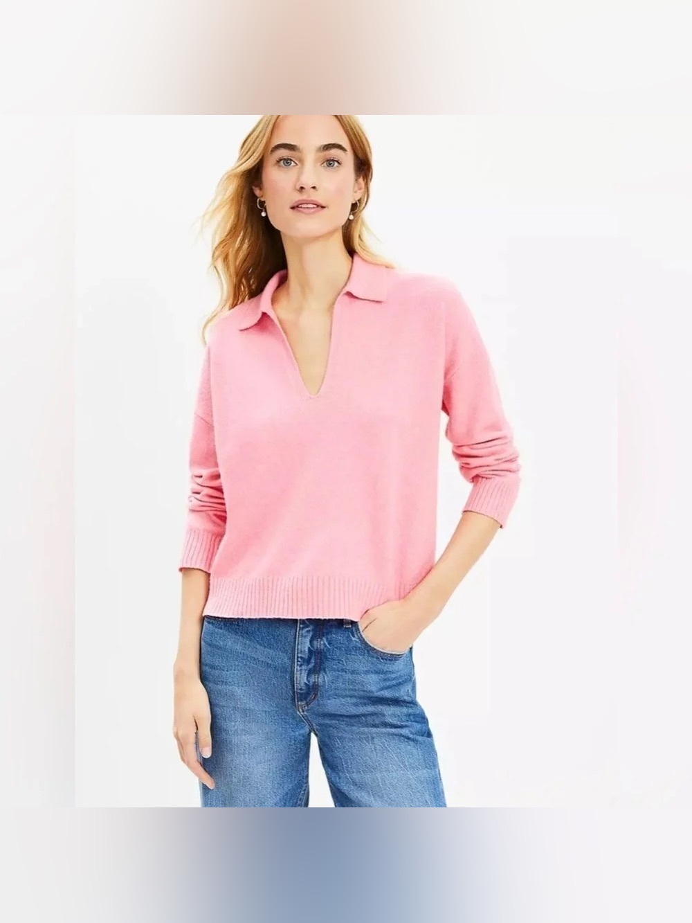 NWOT LOFT V-Neck Sweater - Large